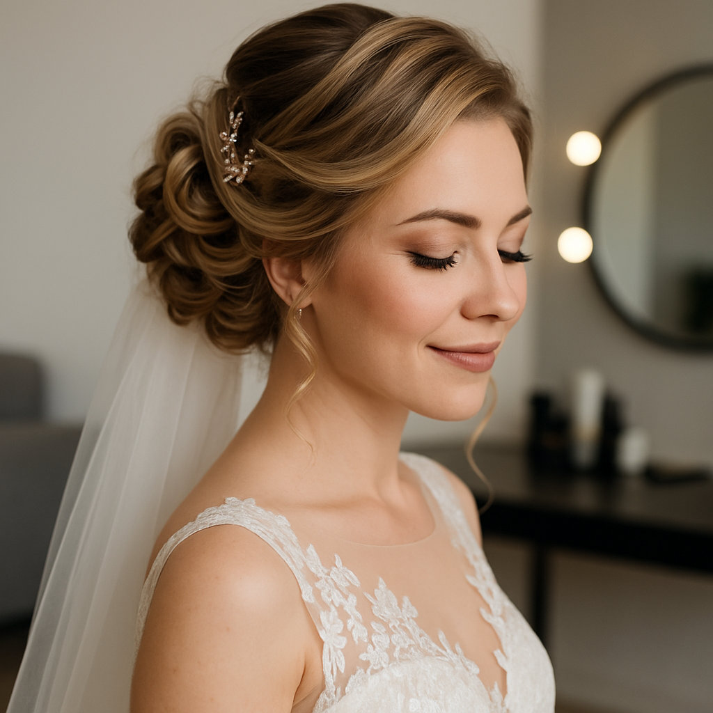 Elegant Bridal Hair and Makeup Services